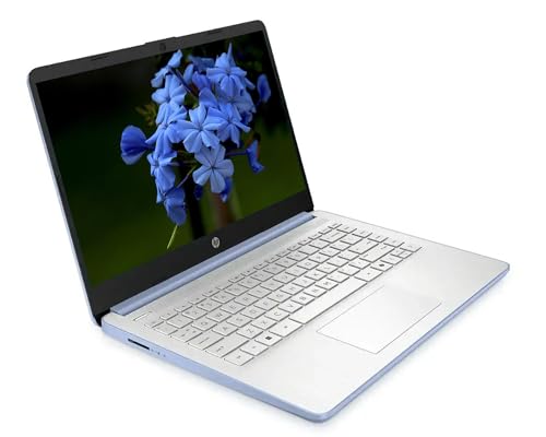 Image of HP AI-Powered 14 inch HD Laptop with Microsoft Office and 1TB Cloud Storage Included for 1-Year| 8GB RAM|128GB SSD| Intel 4-Core CPU| Webcam| Ultra Light|Windows 11| RK Bundle| Blue