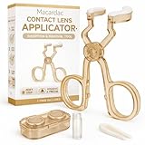 Contact Lens Applicator Tool + Contact Lens Remover Tool, Perfect for Daily Use, Cosplay, Colored Contacts & Travel, Orange