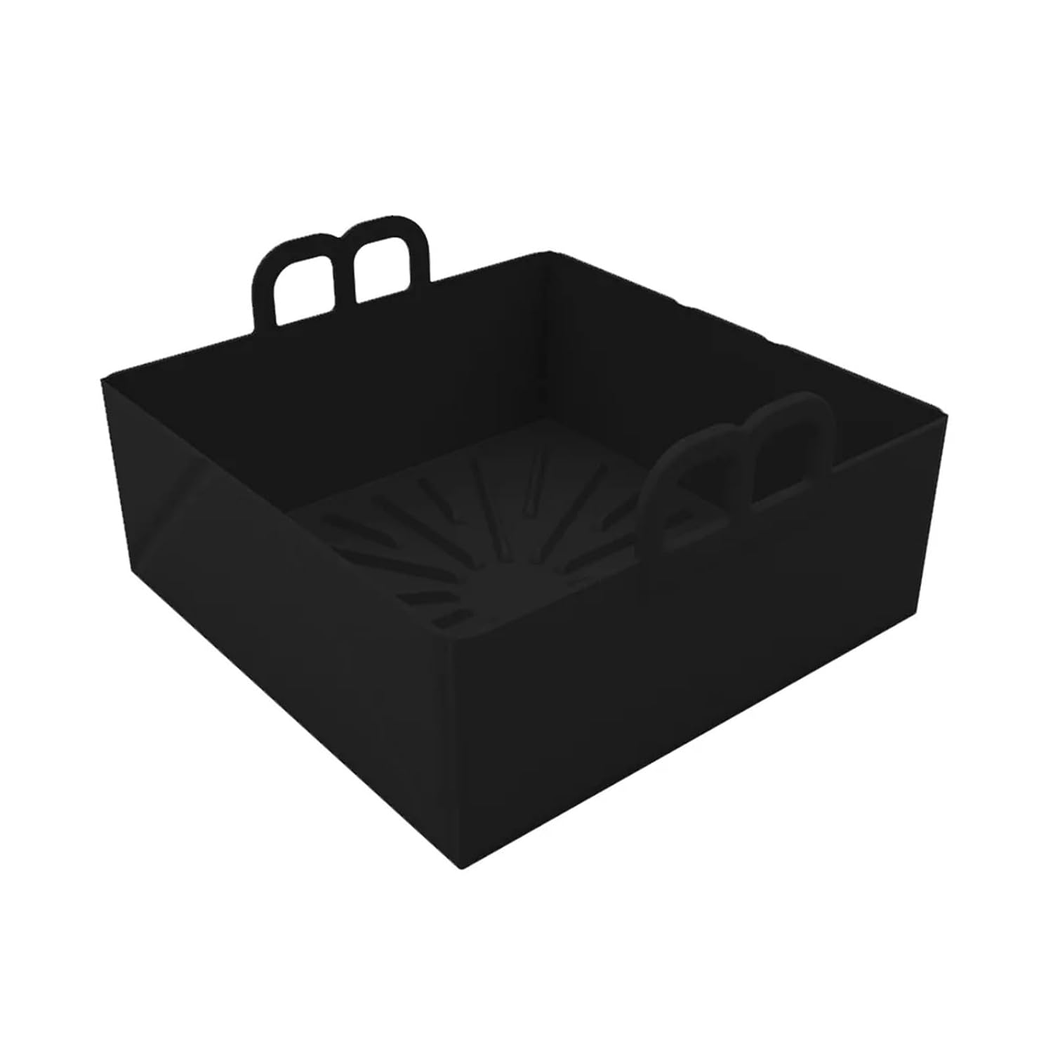 Folding Air Fryer Silicone Tray Dish Basket Reusable Baking Pan Oven Pot Plate Liner Mould Compatible With Most