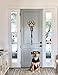 Gxdamxz Hunde Garderobe, Hundegarderobe Holz Hundeleinenhalter Wand für Hundezubehör & Halsband, Dog Leash Holder for Wall, Schwarz