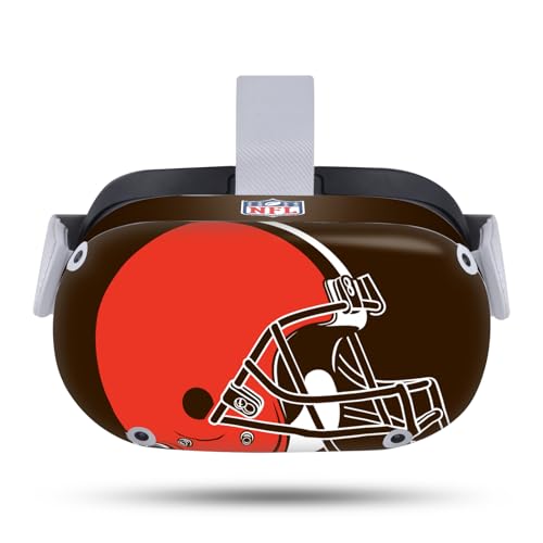 Skin Meta Quest 2 autocollant vinyle NFL Cleveland Browns anti-rayure