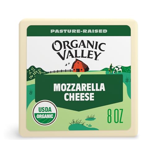 Organic Valley Low Moisture Part Skim Organic Mozzarella Cheese Block