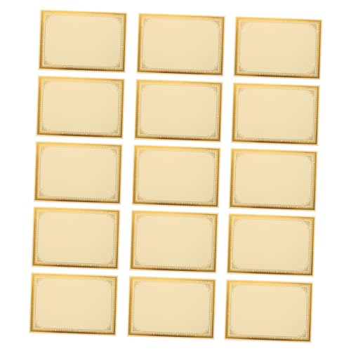 Papier pour certificats Homoyoyo d'exception avec bordure dorée raffinée pour distinctions