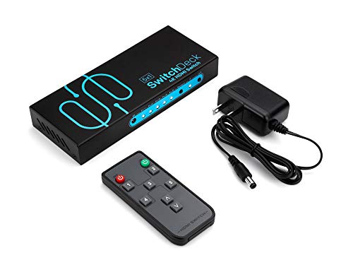 Switchdeck, 4K Hdmi 2.0 Switch By Sewell, 5X1 Distribution Amplifier, 4K At 60Hz, 3D, Hdcp 2.2, 4:4:4 Chroma #TOP3