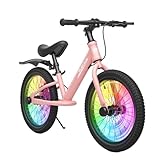 PARFAIT POUR LES GRANDS ENFANTS – Roue de 16 pouces pour 5–8 ans, taille de 110–135 cm. Favorise de manière ludique l'équilibre, la coordination et prépare idéalement au premier vélo avec pédales.