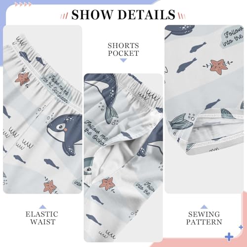 ZZKKO Cute Grampus Boys Pants for Kids Jogger Pants with Pockets S-XL4