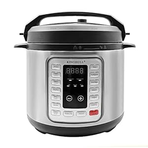 12-in-1 Electric Pressure Cooker, Instant Multi-Use Non-Stick Pot, Slow Cooker, Rice Cooker, Steamer, Sauté, Yogurt Maker, Warmer &Delay Start,LED Screen& Manual (8 QT)