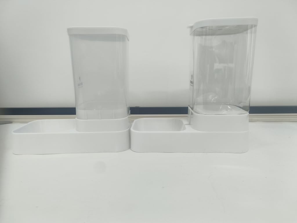 Comedero automático para gatos y dispensador de agua, juego de cuencos de agua y comida para perros, comedero de gravedad para gatos, dispensador automático de agua para perros, estación de