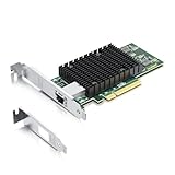 10Gtek 10Gb PCI-E NIC ネットワークカード, Intel X540-T1互換, シングルRJ45 ポート, Intel X540-BT2コントローラ, PCI Express イーサネット LANアダプター Windows Server/Windows/Linux/ESXをサポート,PCI E2.1 X 8, PCサーバ用