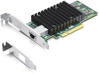 10Gtek® Karta sieciowa PCI-E NIC 10 GB, podwójny port SFP+, z oryginalnym procesorem Intel X710-BM2, adapter PCI Express Ethernet LAN obsługuje Windows Server/Windows/Linux/ESX, porównywalna z Intel