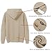 COOFANDY Men's Fashion Hoodies & Sweatshirts Tactical Design Hoodies for Men Regular Fit, Light Khaki, 3X-Large