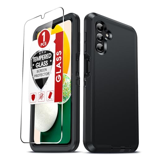 Coque Galaxy A13 5G LeYi antichoc avec protection écran en verre trempé