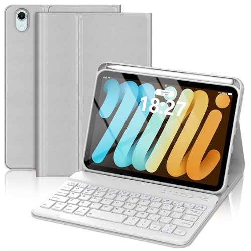 iPad mini 7 (A17 Pro) 2024 / iPad mini 6 2021pL[{[hP[XAO\ȃCXL[{[hAXȕیP[X \tgTPUobNJo[ 8.3C` iPad mini 7 7 / E