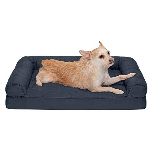 Furhaven Orthopedic Dog Bed for Medium/Small Dogs w/ Removable Bolsters & Washable Cover, For Dogs...
