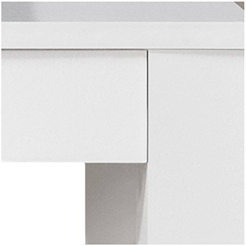 Mainstays Furniture New Parsons Desk With Drawer, Multiple Colors (White) #TOP7