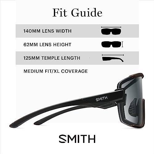 Image of SMITH Wildcat Sunglasses with ChromaPop Shield Lens - Performance Sports Sunglasses for Biking & More - For Men & Women