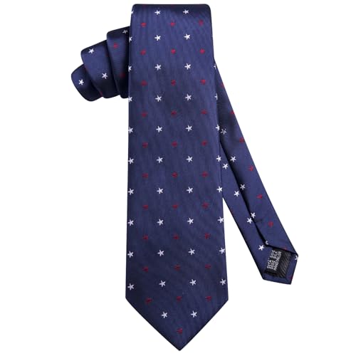 Image of Hi-Tie Men's Silk Ties Formal Woven Classic Necktie Pocket Square Cufflinks Lapel Pin Set Wedding Business