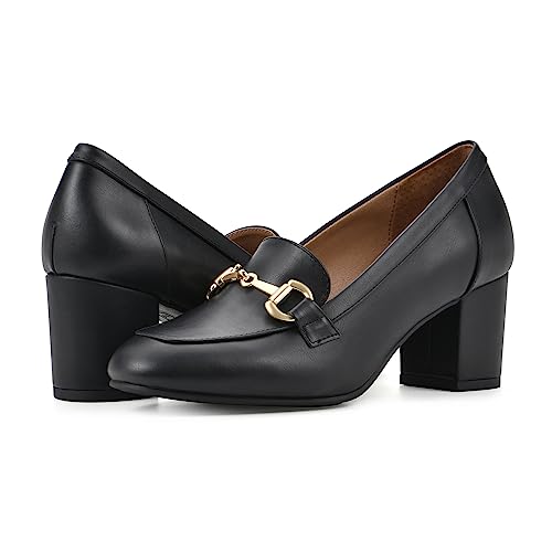 Image of WHITE MOUNTAIN Women's Shoes Freehold Block Heel Loafer