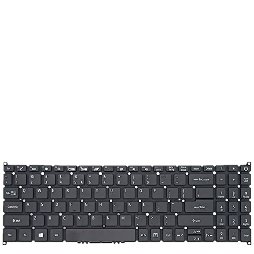Clavier Acer Aspire A315-35 noir US pièce de rechange pour ordinateur portable défectueux