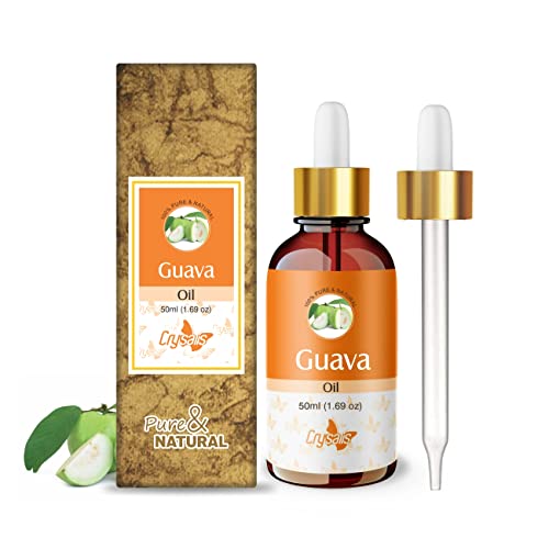 Image of Crysalis Guava | 100% Pure & Natural Essential Oil for Skincare & Hair Care - 50 ml with dropper (50 ML Bottle)