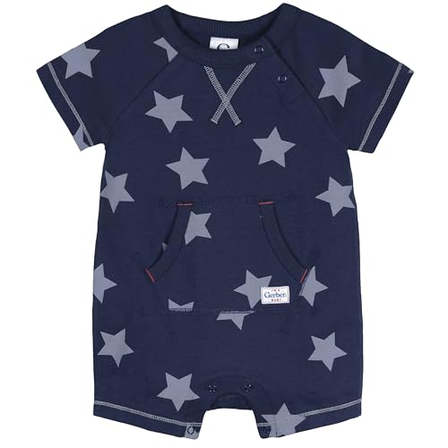 Image of Gerber Baby Short Sleeve Romper