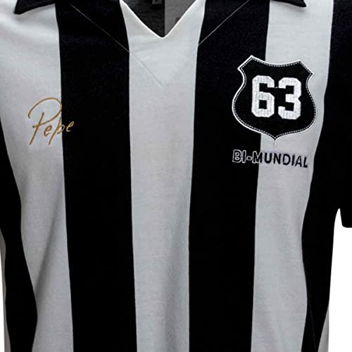 Camisa Liga Retrô Pepe 1963 Listrado, Ex-jogador do Santos e Brasil