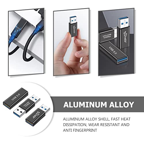 SOLUSTRE 1 Conjunto Adaptador Usb Carregando Usb Macho Para Fêmea Adaptadores De Computador Para Lap