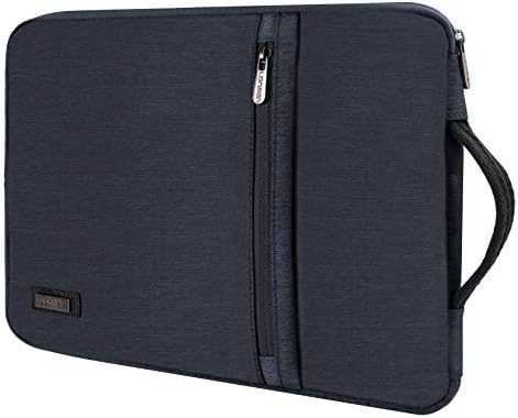 LONMEN 10.1 Inch Laptop Sleeve Case Water-Resistant Tablet Protective Carrying Handle Bag for 10.5" iPad Pro/9.7" iPad Air 2/10" Surface Go/Samsung Galaxy Tab S2 S3 S4/10.1" Lenovo Yoga Tab 3,Blue