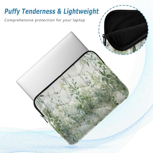 Funda para portátiles 13–14 pulgadas verde hojas impermeable miniatura 5