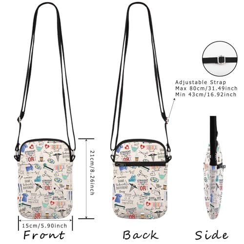 WCGXKO Surgical Tech Crossbody Bag National Surgical Technologists Gift Scrub Tech Appreciation Gift2