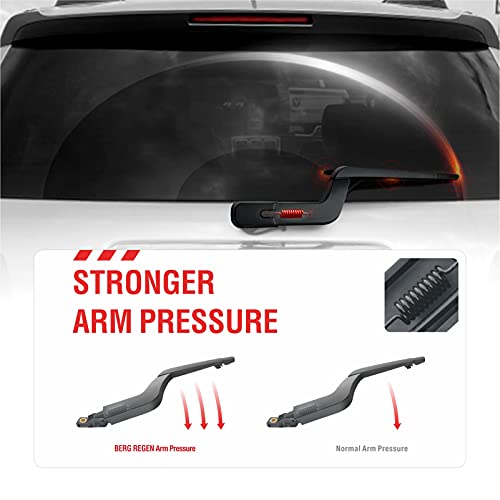 For Genuine Gmc Acadia Saturn Outlook 2007-2012,Rear Windshield Wiper Arm With Blades Kits Assembly, Factory Oe Replacement For Gm 15276248 15276259, Acadia Denali Back Window Accessories #TOP6