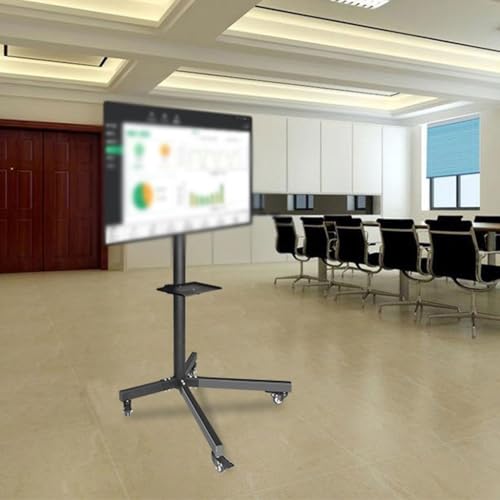 Soporte móvil universal para TV de piso 26-55 pulg miniatura 6