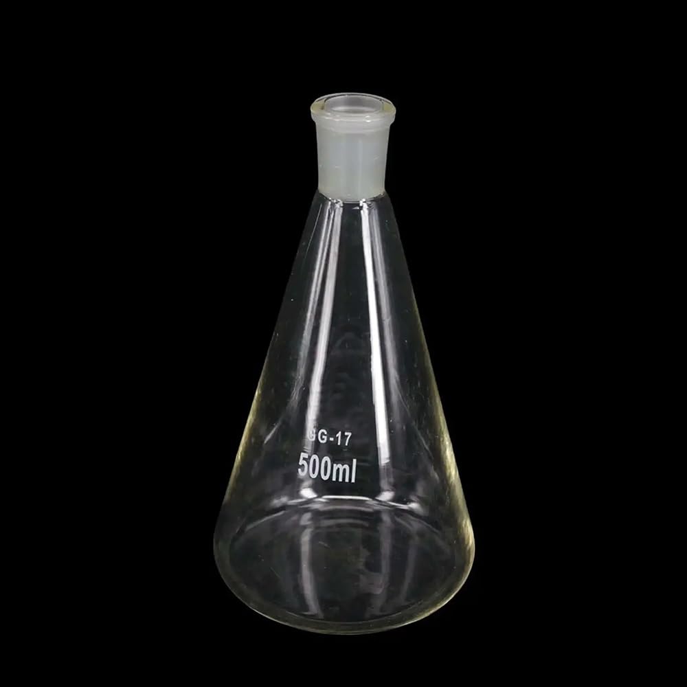 Matraz cónico de laboratorio de vidrio de borosilicato Matraces Erlenmeyer graduados 500/1000/2000/3000/5000 ml Junta n.° 19 n.° 24 n.° 29(2000ml Joint 29-32)