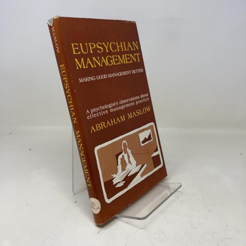 Eupsychian Management: A Journal 0870940562 Book Cover