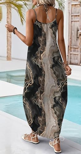 Image of WIHOLL Summer Dresses for Women 2026 Maxi Dress Boho Halter Dress Sundresses Beach Vacation Clothes Travel Outfits