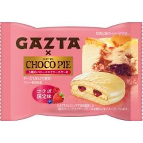 ロッテ ガスタ×チョコパイ 3種のベリーバスクチーズケーキ 1個×6個