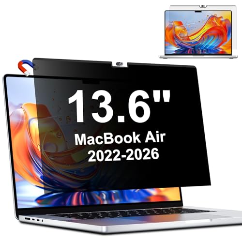 Filtre confidentialité MacBook Air 13.6 pour travail nomade