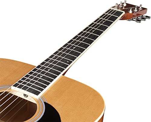 Stretton Acoustic Guitar Full Size Dreadnought 41 Inch Steel String Package D1 - Includes Everything A Beginner Needs To Get Started Playing Guitar - Natural #TOP4