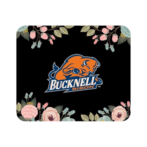 Mouse Pad, Fabric, Bucknell University Standard/Floral Pink