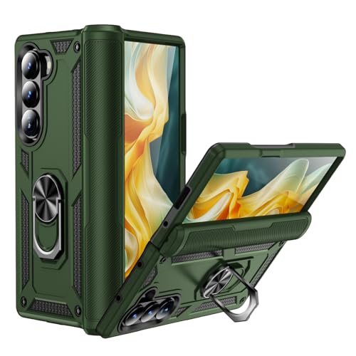 Coque Z Fold 6 Asuwish Army Green - Protection Robuste Pliable