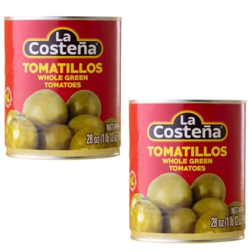 Pack 2x Tomatillos Verdes La Costeña | 794 g c/u | Perfectos para Salsas, Quesadillas y Guisos | Auténtico Sabor Mexicano