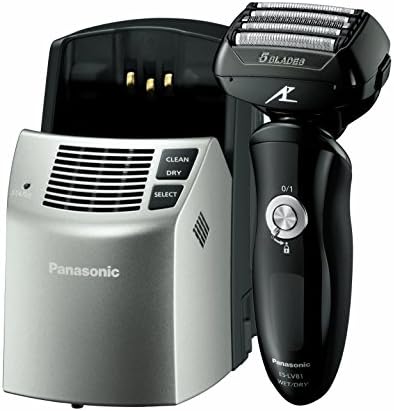 Panasonic ES-LV81-K Arc5 Men’s Electric Razor, Wet/Dry with Multi-Flex Pivoting Head, High-Performance Motor, and Included Premium Automatic Clean & Charge Station
