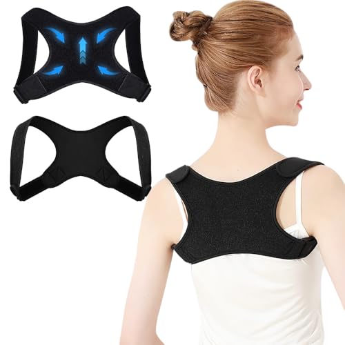 #Commissioniguadagnate<br>Correttore Posturale Postura Schiena Regolabile E Traspirante Busto Correttore Posturale per Prevenzione Del Dolore Alla Spalla E Alla Fascia Posturale Alleviare Il Dolore Alla Schiena (nero25101315)