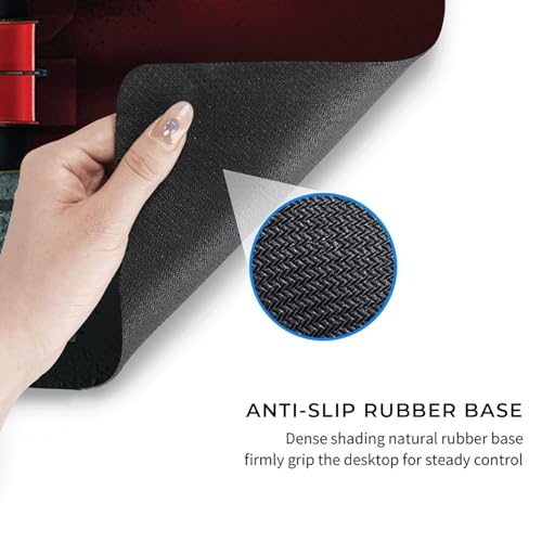 Image of BESTOR Extended Gaming Mouse Pad 90x45cm Large Deskmat - Ultra Smooth Speed Surface with Stitched Edges, Anti-Slip Rubber Base, Non-Slip Keyboard & Mouse Mat for Gaming, Office & Professional Setup