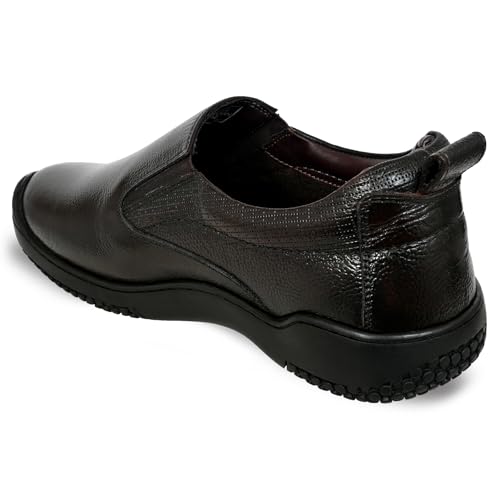 Image of Allen Cooper Shoes Genuine Original Leather Casual /Formal Lace-up Shoes (Color Options- Black /Brown, Sizes- 6,7,8,9,10)