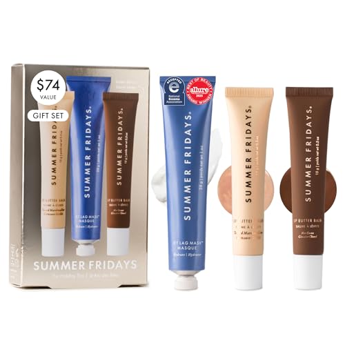 Summer Fridays Hydration Trio: Jet Lag Mask + Lip Butter Balm Hot Chocolate & Toasted Marshmallow