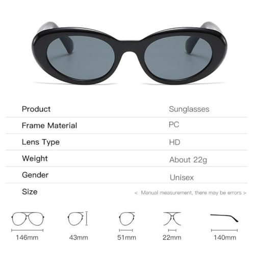 ZIUTNSAV-Sunglasses Women Vintage Rivet Oval Sunglasses Men Glasses UV400 Eyeglasses Shades3