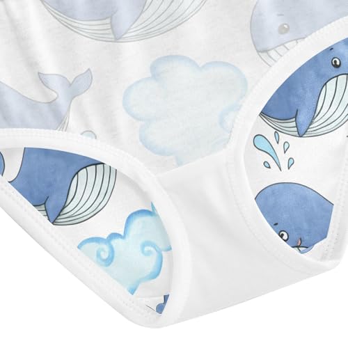 Cute Blue Whales Toddler Girls's Underwear 2T 202c1274 5