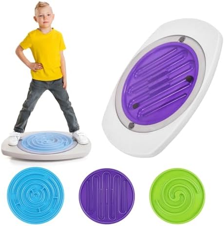 Maze Balance Board for Kids, 3 Replaceable Labyrinth Boards 140lb...