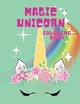 Magical Unicorn coloring book: Coloring book for kids.
